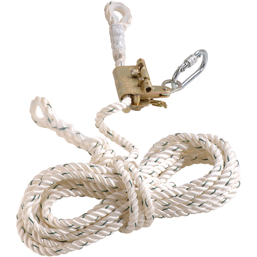 TOPLOCK 1014 SZETT: ZUHANÁSGÁTLÓ + KÖTÉL 10M + KARABINER