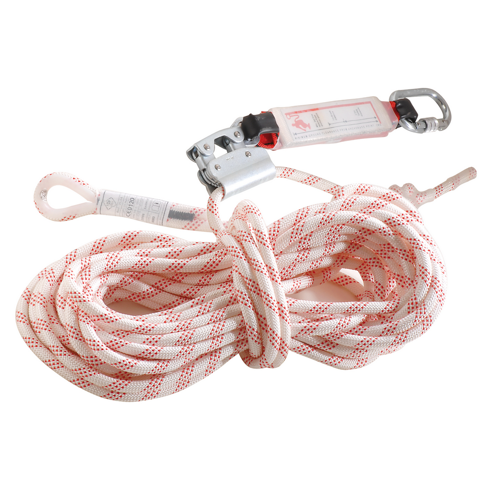 TOPLOCK 1012 SZETT: ZUHANÁSGÁTLÓ + KÖTÉL 10M + KARABINER-71353