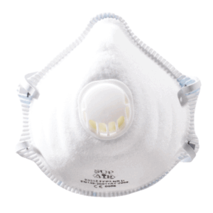 Coverguard-MO23216-FFP2 NR D KAGYLÓ FORMÁJÚ SZELEPES PORMASZK (ST)-FEJVÉDELEM-tilonasec-5450564000919