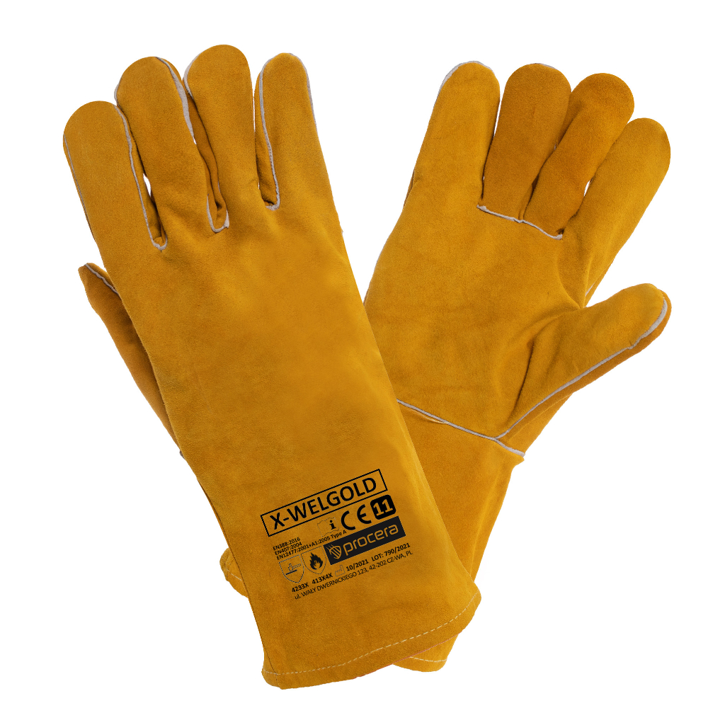 PROCERA-PRXWELGOLD-Procera X-WELGOLD hasított marhabőr hegesztőkesztyű