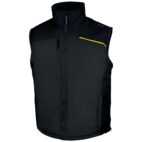 Fekete Delta Plus Fidji 3 polárbéléses bélelt munkamellény férfiaknak és nőknek