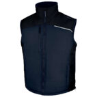 Fekete Delta Plus Fidji 3 polárbéléses bélelt munkamellény férfiaknak és nőknek